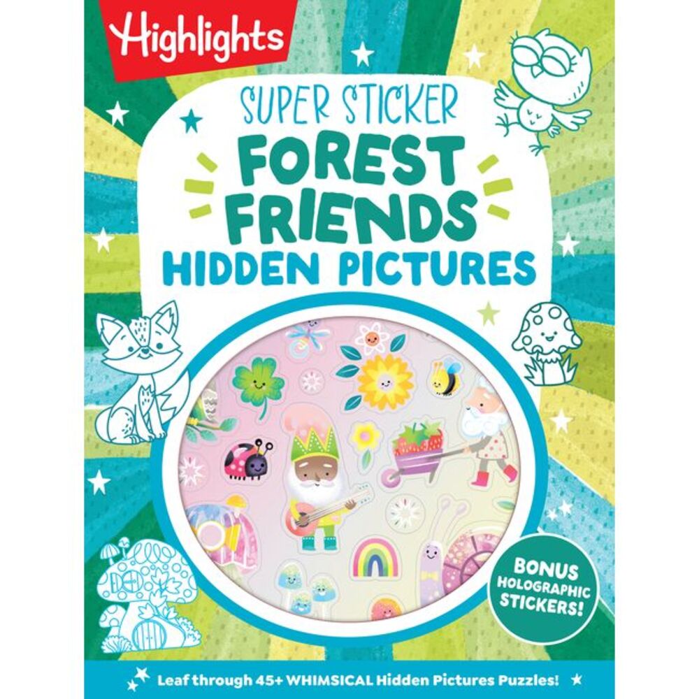 Super Sticker Forest Friends Hidden Pictures -- Highlights